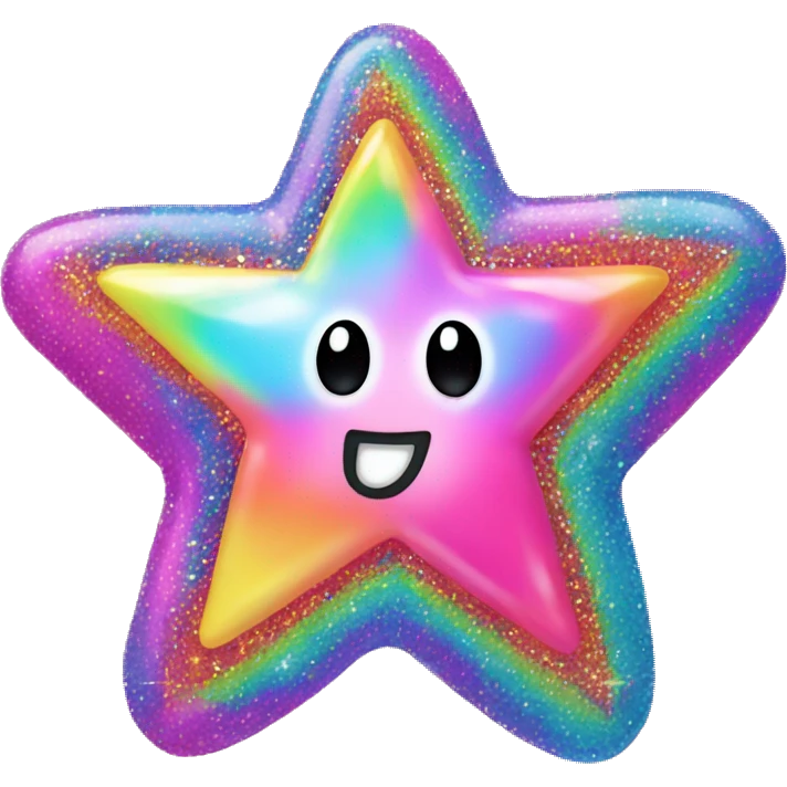 lisa frank star shape emoji