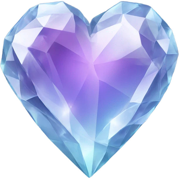 crystal heart emoji