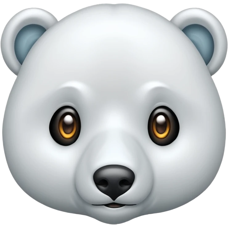 Puedes hacer un oso polar el cual este con un ojo cerrado y el otro abierto  emoji