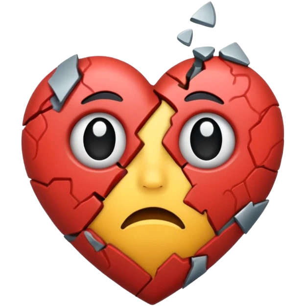 A sad heart emoji