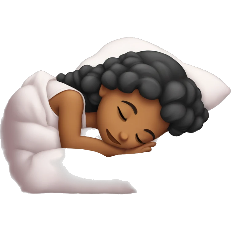 girl sleeping cute emoji