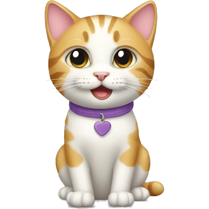 cat with sign emoji