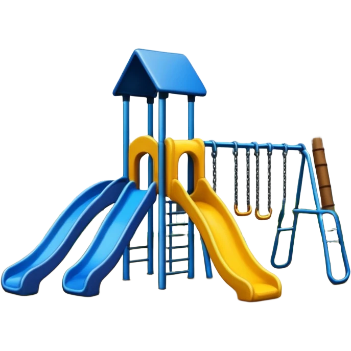 School playground in urban neighborhood emoji