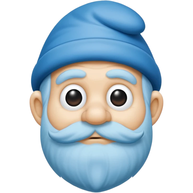 grandfather smurf  emoji