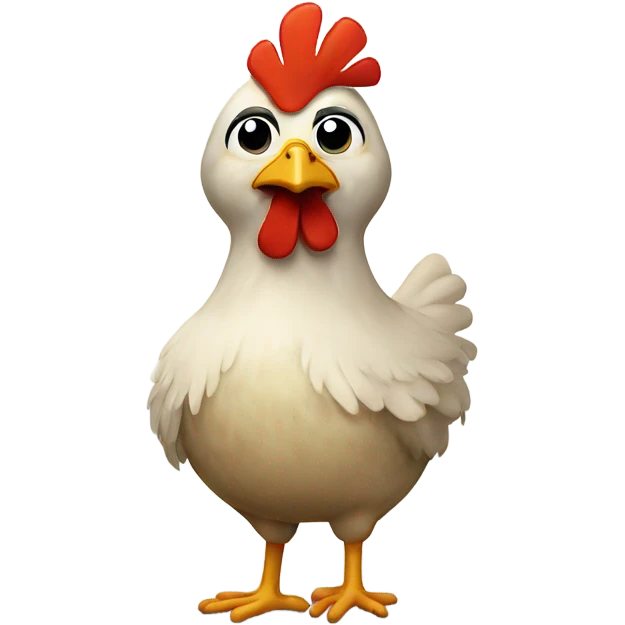 Funky chicken emoji