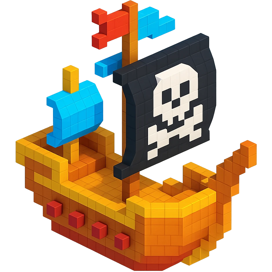 pirate ship emoji