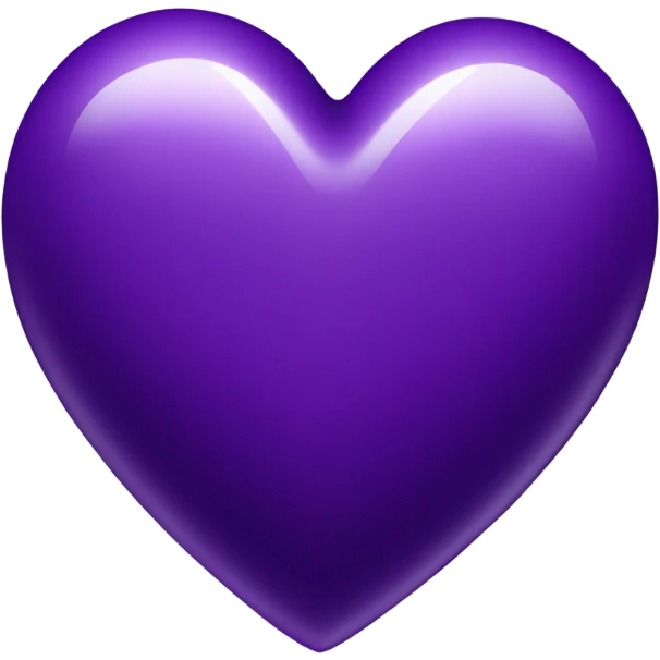 E + A Purple Heart  emoji