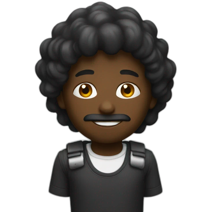 black oil emoji