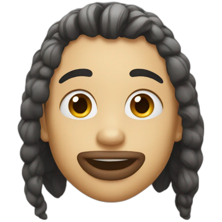 a member of lip bite emoji nation emoji