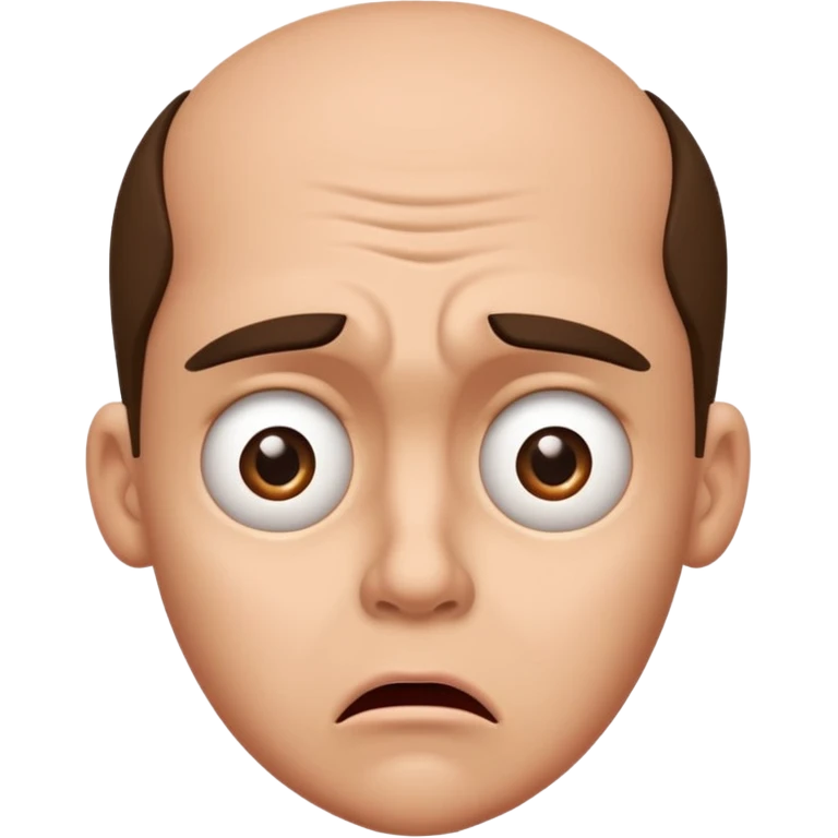 confused looking face emoji