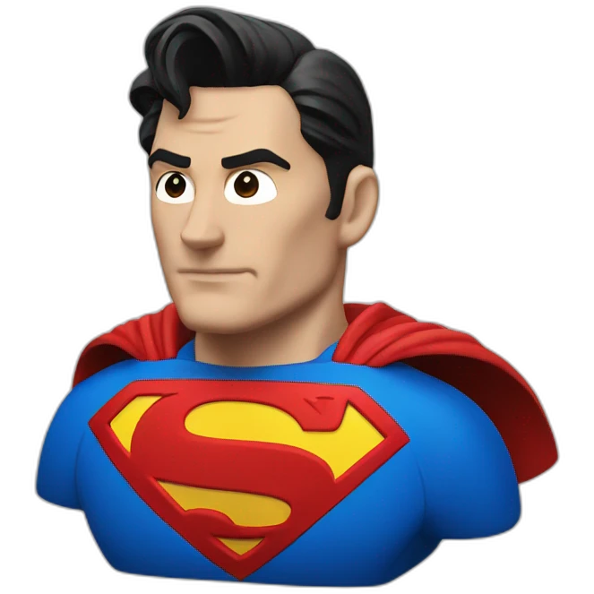 superman bust emoji
