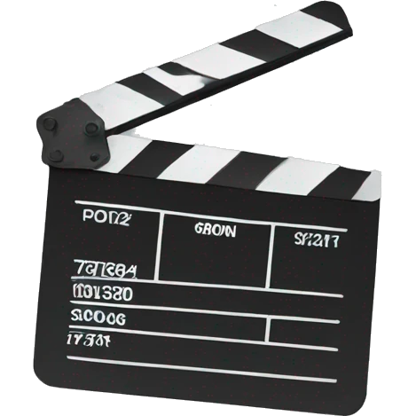 clapperboard emoji