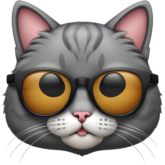 Cat wearing sunglasses emoji