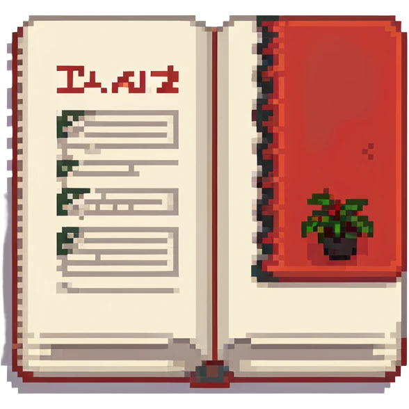 Book or guide icon with text "Гайды для новичков" in red and black pixel art emoji