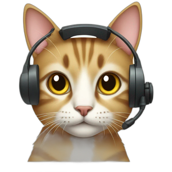 Cat With Radio emoji