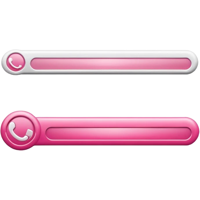 mix light pink dark pink and white girly internet seach bar with www. logo emoji