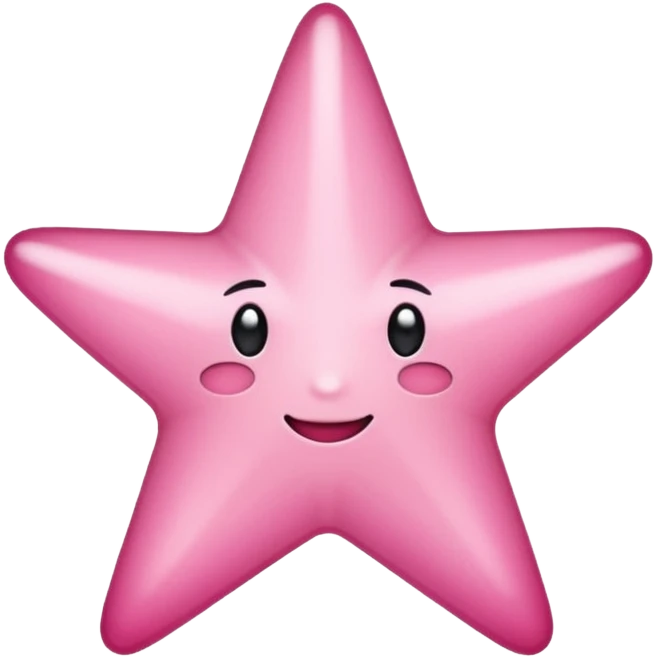 estrella rosa emoji