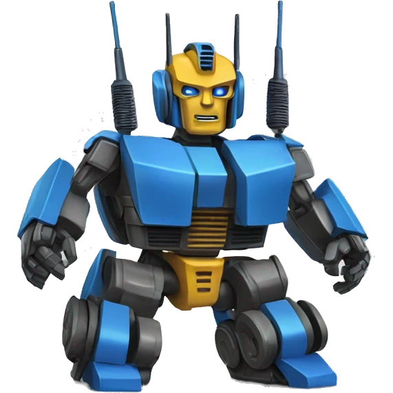 Transformer with antena emoji