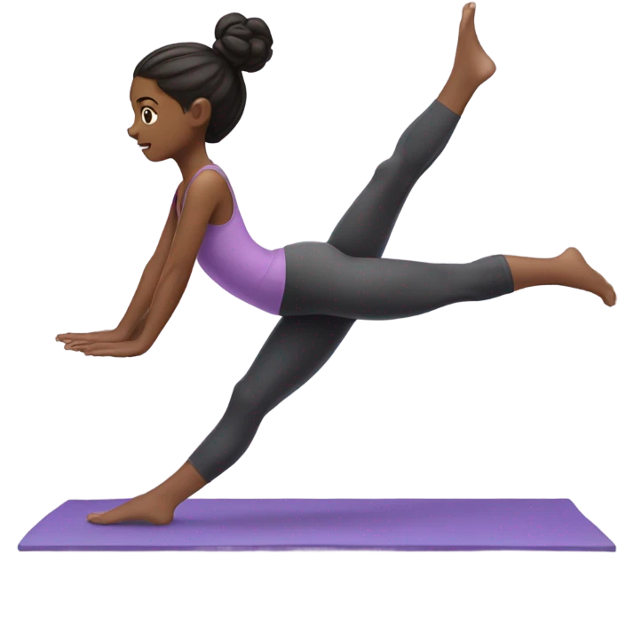 Pilates girl emoji