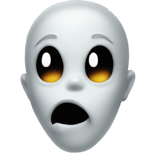 Ghost kiss emoji