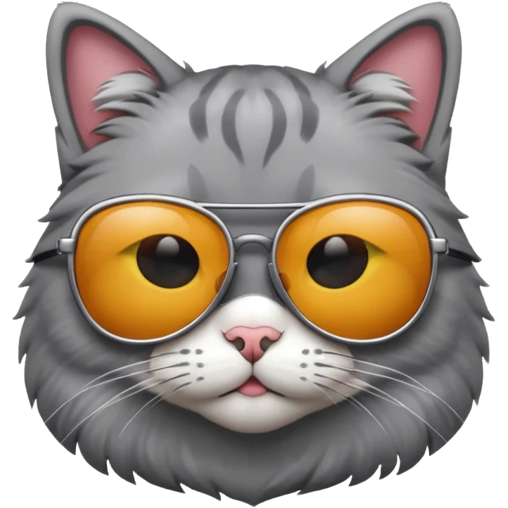 Cat wearing sunglasses emoji