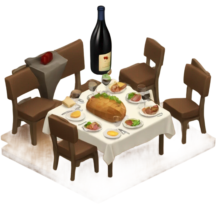 Wine and restaurant emoji