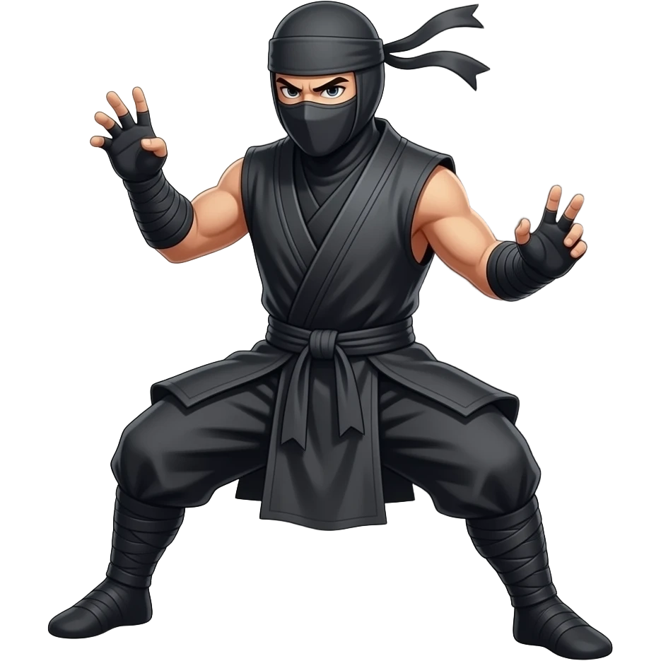 Shadow Clone ninja emoji