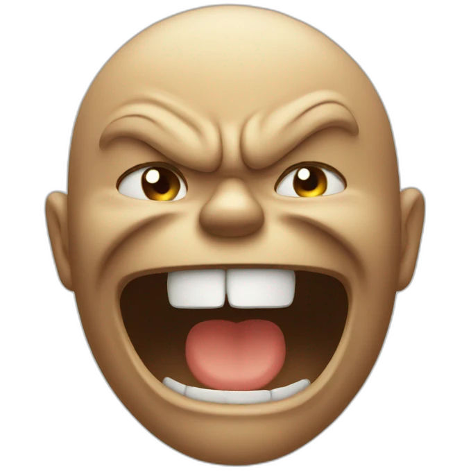 angry laugh emoji