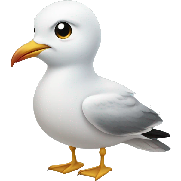 Seagull enface emoji