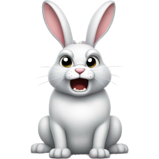 angry bunny  emoji