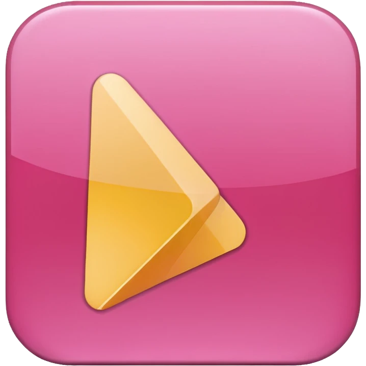 pink google play store emoji