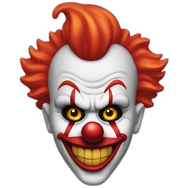 evil clown emoji