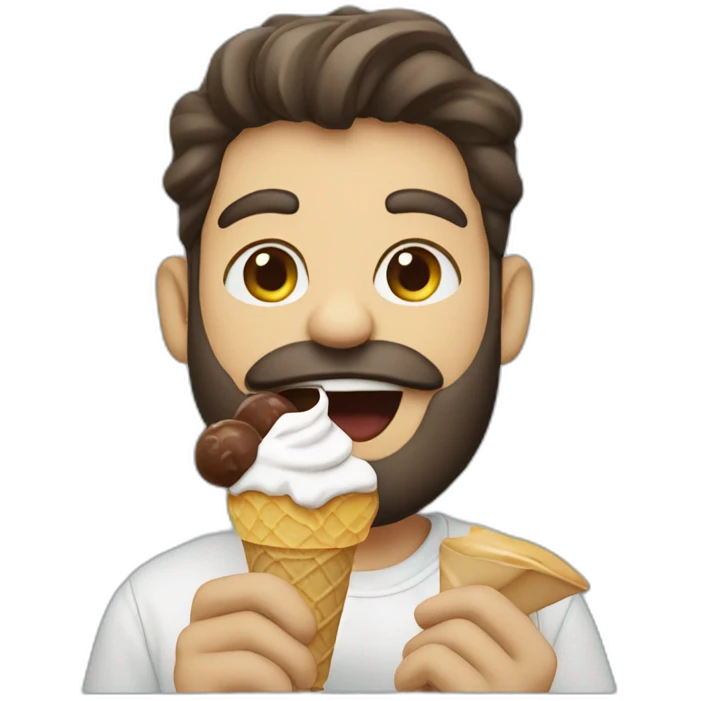jew eating ice cream emoji