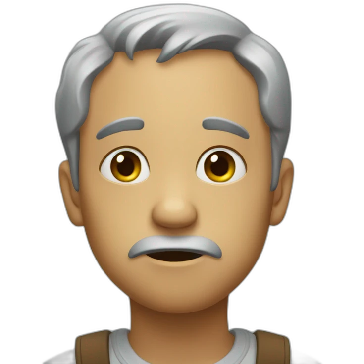 Un caca triste emoji
