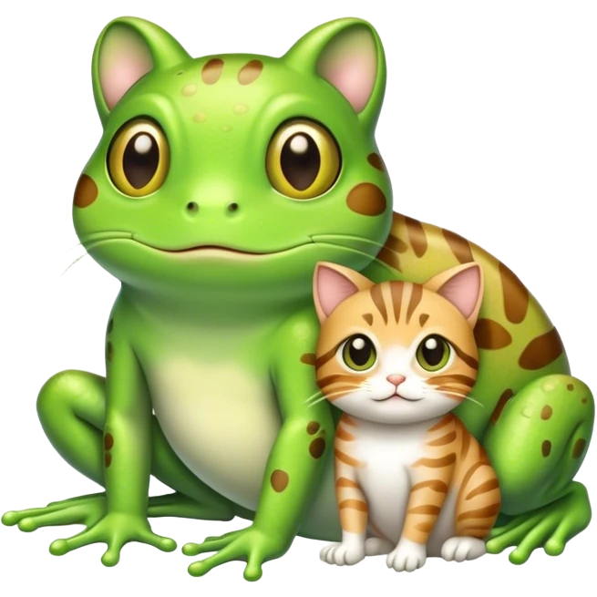 Sapo con gato emoji