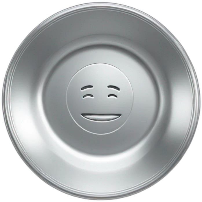 silver plate emoji