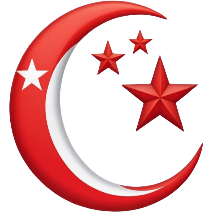 Sadece doğu Türkistan bayrağı çiz emoji