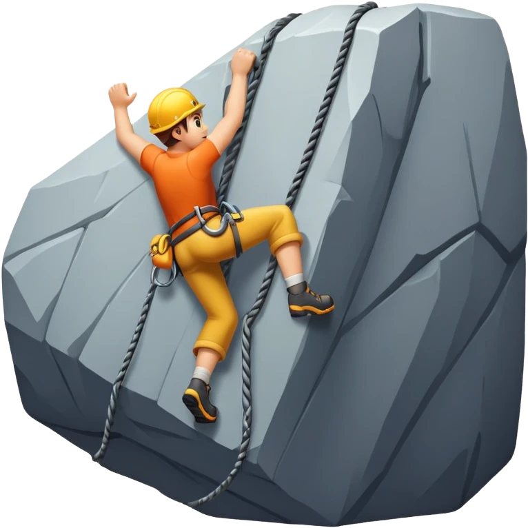 Climbing emoji