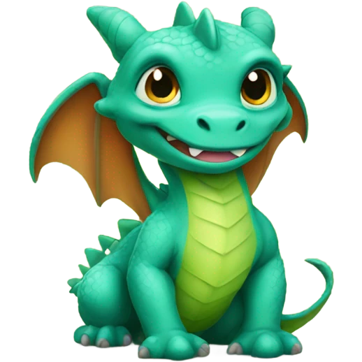 Baby dragon emoji