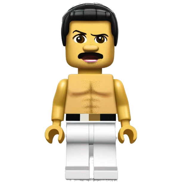 FREDDIE MERCURY lego full body emoji