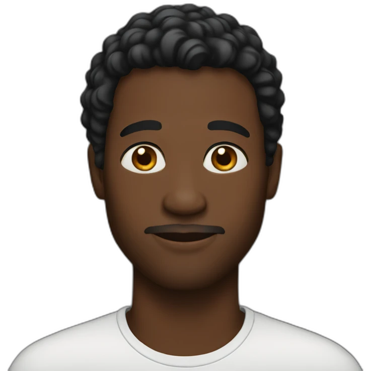 Black homosexual man emoji