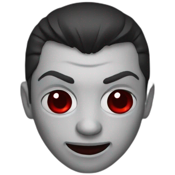 Un vampire noir emoji