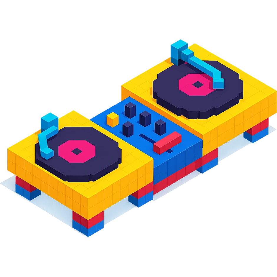 DJ turntables emoji