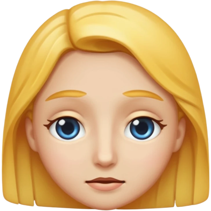 so like a sad face 🥺 and mix of this☺️ and this😔, like someone is sad because you ignore them but they have that cute smiley face with watery but not watery eyes and you cant say no to them, but make it classic emoji not woman or man emoji emoji
