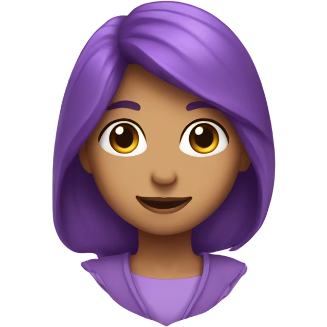 corazón lila emoji