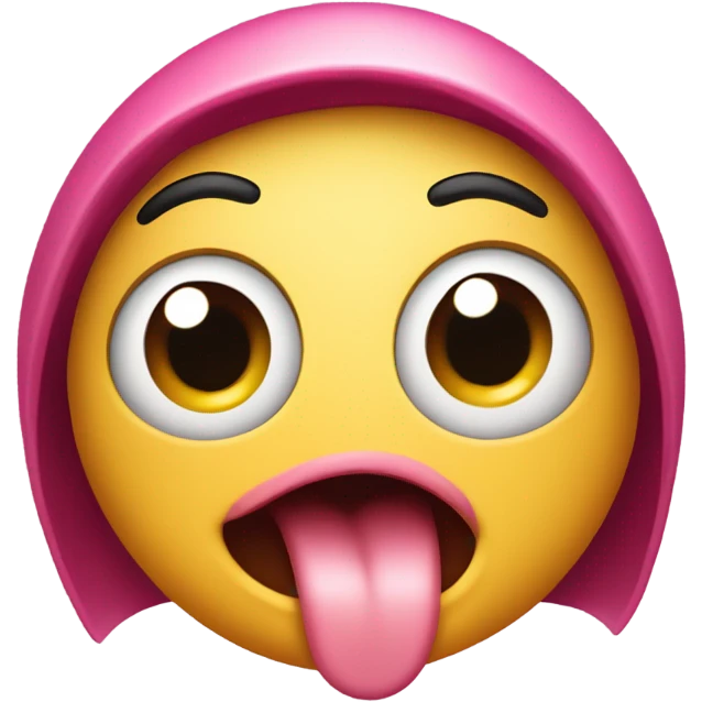 can u combine these 😮👅🙂‍↔️into one so its like they r shaking their tongue side to side emoji