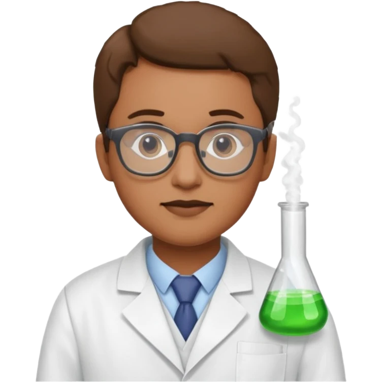 Show me a theoretical chemist emoji
