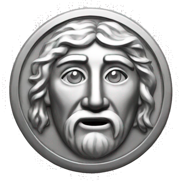 Lydian silver coin emoji
