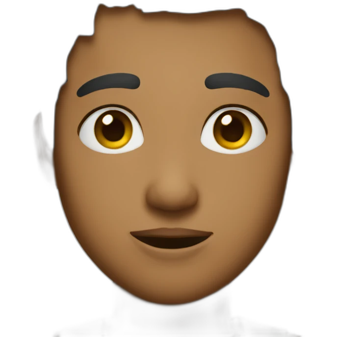 a person with short hair in a dumpster emoji