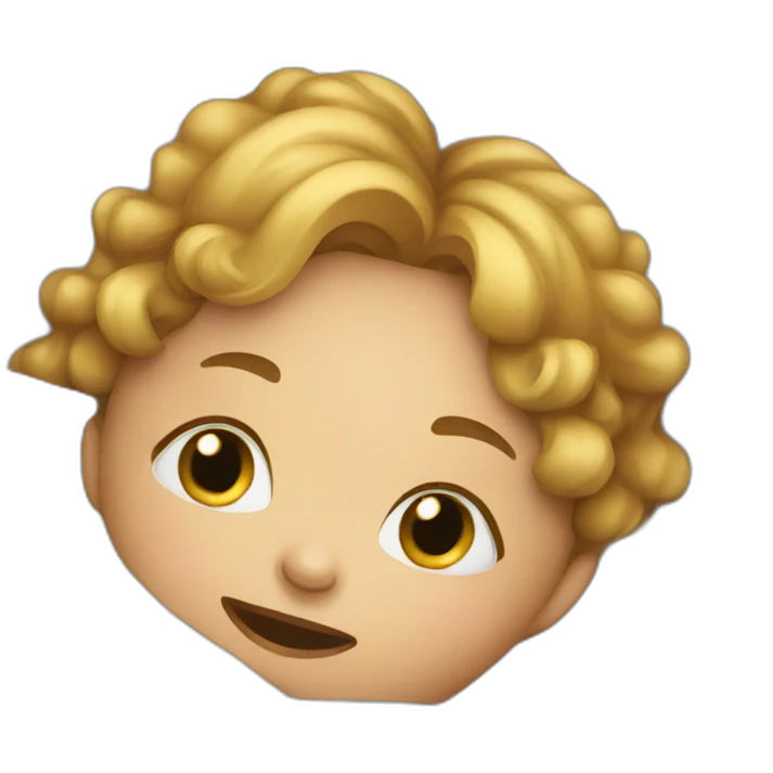 Girl waking up emoji